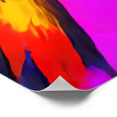 奇妙カラフルなポートレート | AI Art ポスター (角)