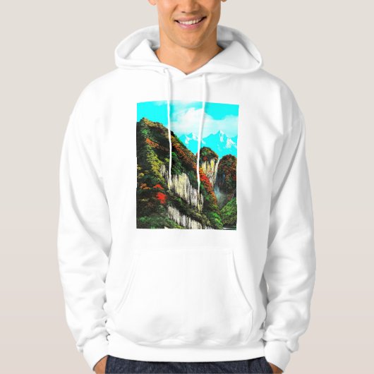 奇山の山 パーカ (正面)