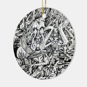 奇形 セラミックオーナメント (左)