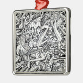 奇形 メタルオーナメント (左)