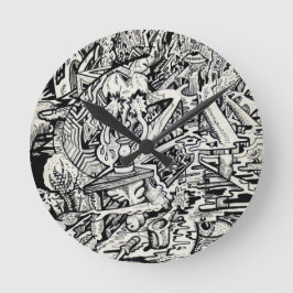 奇形 ラウンド壁時計