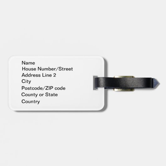 奇形 ラゲッジタグ (裏面横)