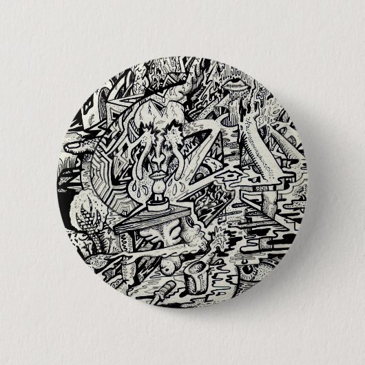 奇形 缶バッジ (正面)