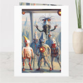 奇怪なお祝い カード (裏面)