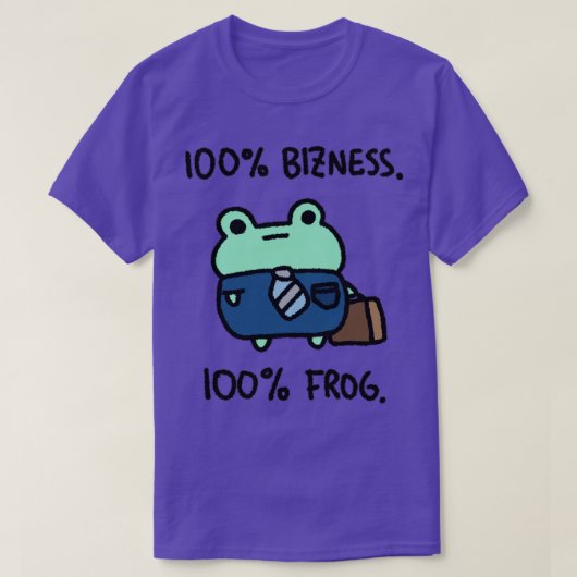 奇怪なカエル Tシャツ (デザイン正面)
