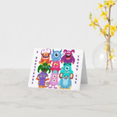 奇怪なサンキューカード カード (黄色い花)