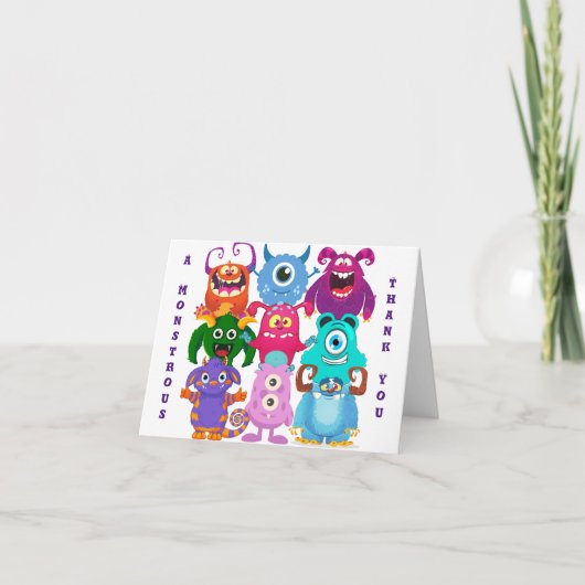 奇怪なサンキューカード カード (正面)