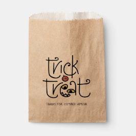 奇怪なトリックまたはトリートパーティーバッグ フェイバーバッグ