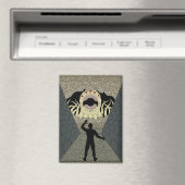 奇怪なホラーアート「The Devourer Cometh」 マグネット (インサイチュ (食洗機))