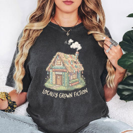 奇想天外なブックハウス "Locally Grown Fiction" Tシャツ