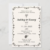 奇想天外な手描きの前夜祭 招待状 (裏面)