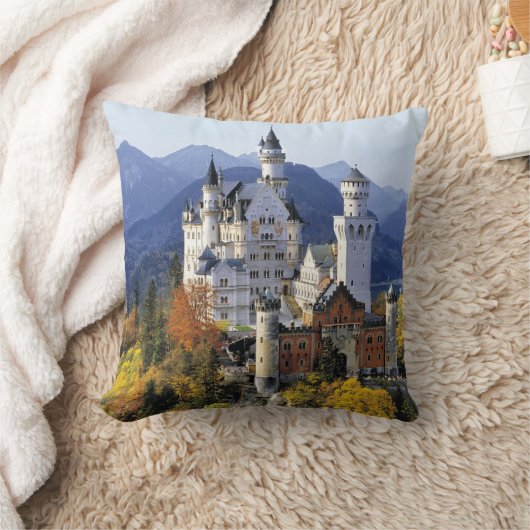 奇抜なノイシュワンシュタインは三つのうちのひとつである クッション (ブランケット)