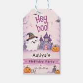奇抜なハロウィン誕生日パーティー ギフトタグ (正面)