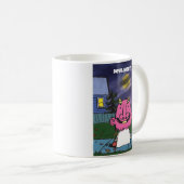 奇抜な可愛いデビルハロウィーントリックまたはトリートマグ コーヒーマグカップ (正面右)