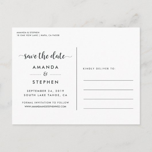 奇抜な脚本 |写真の日付の保存 案内ポストカード (裏面)