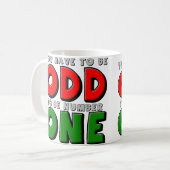 奇数から第1位 コーヒーマグカップ (正面左)