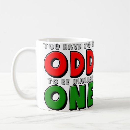 奇数から第1位 コーヒーマグカップ (左)