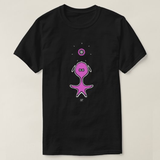 奇数の小さなフェラ(紫2) Tシャツ (デザイン正面)