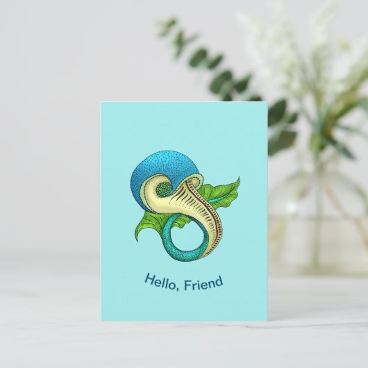 奇数はがき ポストカード (スタンド正面)