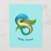 奇数はがき ポストカード (正面)