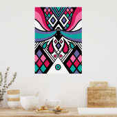 奇数アートプリント ポスター (キッチン)