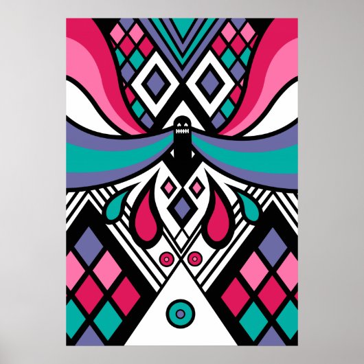 奇数アートプリント ポスター (正面)