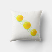 奇数イエロードットアメリカンMoJo枕 クッション (裏面)