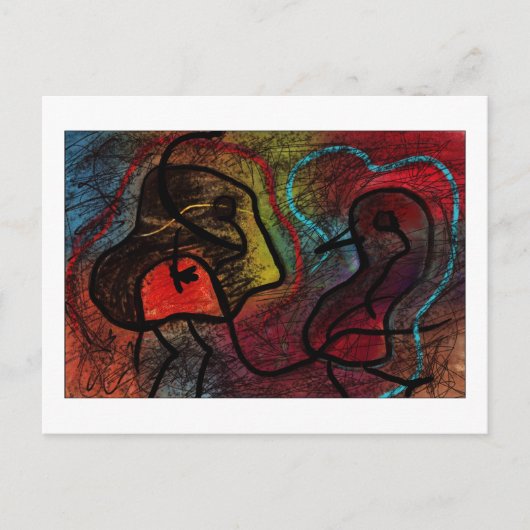 奇数カップル ポストカード (正面)