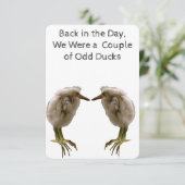 奇数ダックのノートカード サンキューカード (スタンド正面)