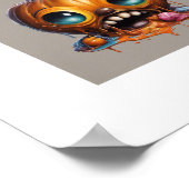 奇数ハロウィーンキャンディカボンプキンポスター ポスター (角)