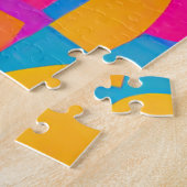 奇数パターン抽象芸術8 ジグソーパズル (側面)