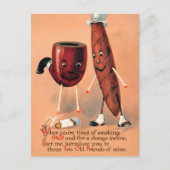 奇数ビクトリアン喫煙はがき ポストカード (正面)