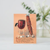 奇数ビクトリアン喫煙はがき ポストカード (スタンド正面)