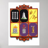 奇数フェローのエンブレマティック度グラフ ポスター (正面)