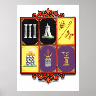 奇数フェローのエンブレマティック度グラフ ポスター