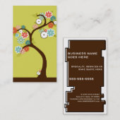 奇数レックスのレトロツリー 名刺 (正面/裏面)