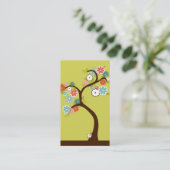 奇数レックスのレトロツリー 名刺 (スタンド正面)