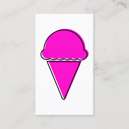 奇数レックスアイスクリーム 名刺 (正面)