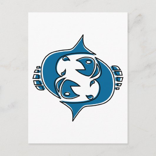 奇数レックス魚座 ポストカード (正面)