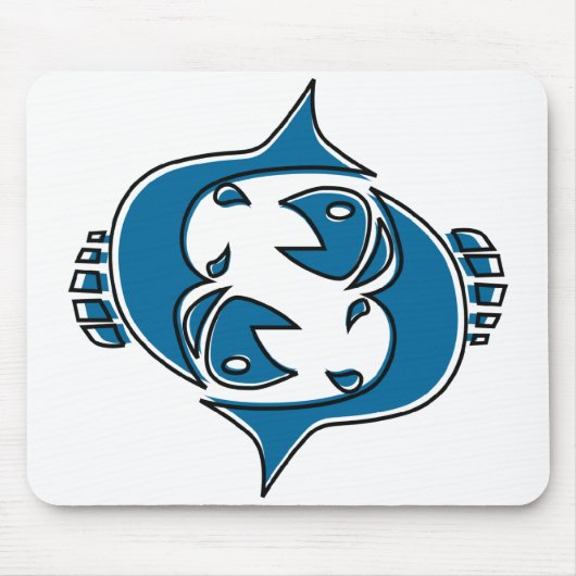 奇数レックス魚座 マウスパッド (正面)