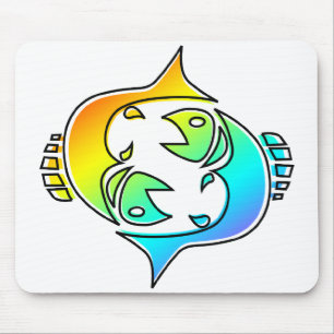 奇数レックス魚座 マウスパッド