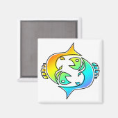 奇数レックス魚座 マグネット (正面/裏面)
