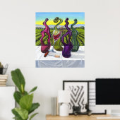 奇数ワインポスター ポスター (ホームオフィス)