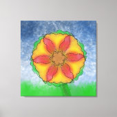 奇数花 キャンバスプリント (正面)