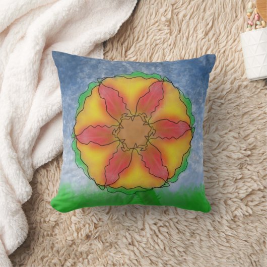 奇数花 クッション (ブランケット)