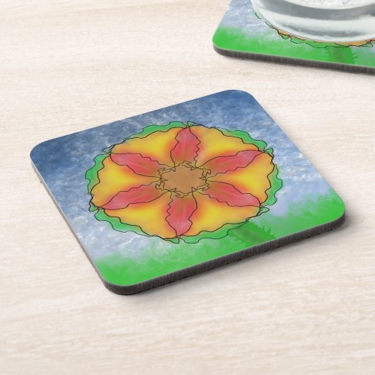 奇数花 コースター (左側)