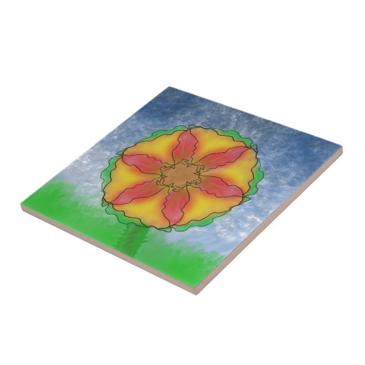 奇数花 タイル (側面)