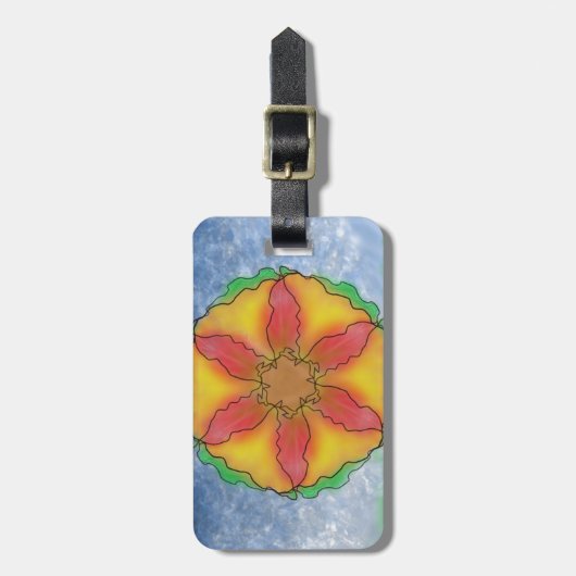 奇数花 ラゲッジタグ (正面縦)