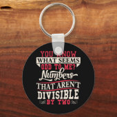 奇数Math先生Joke Pun キーホルダー (正面)