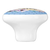 奇跡がやめ起こる前に |青いフローラ セラミックノブ (側面)